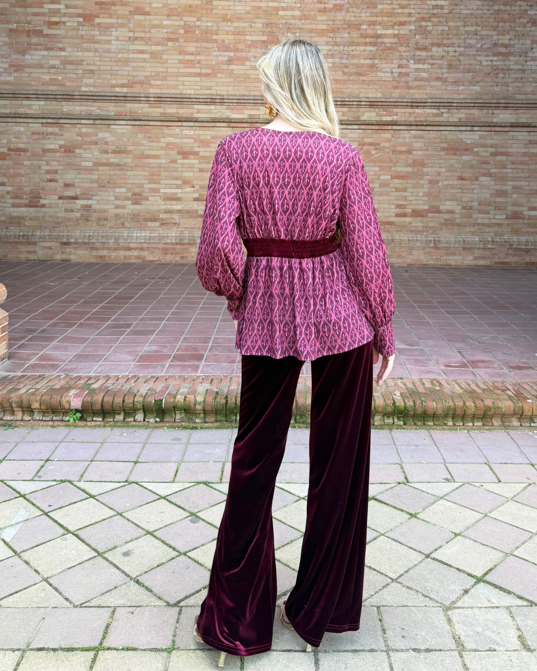 Blusa Maresca granate