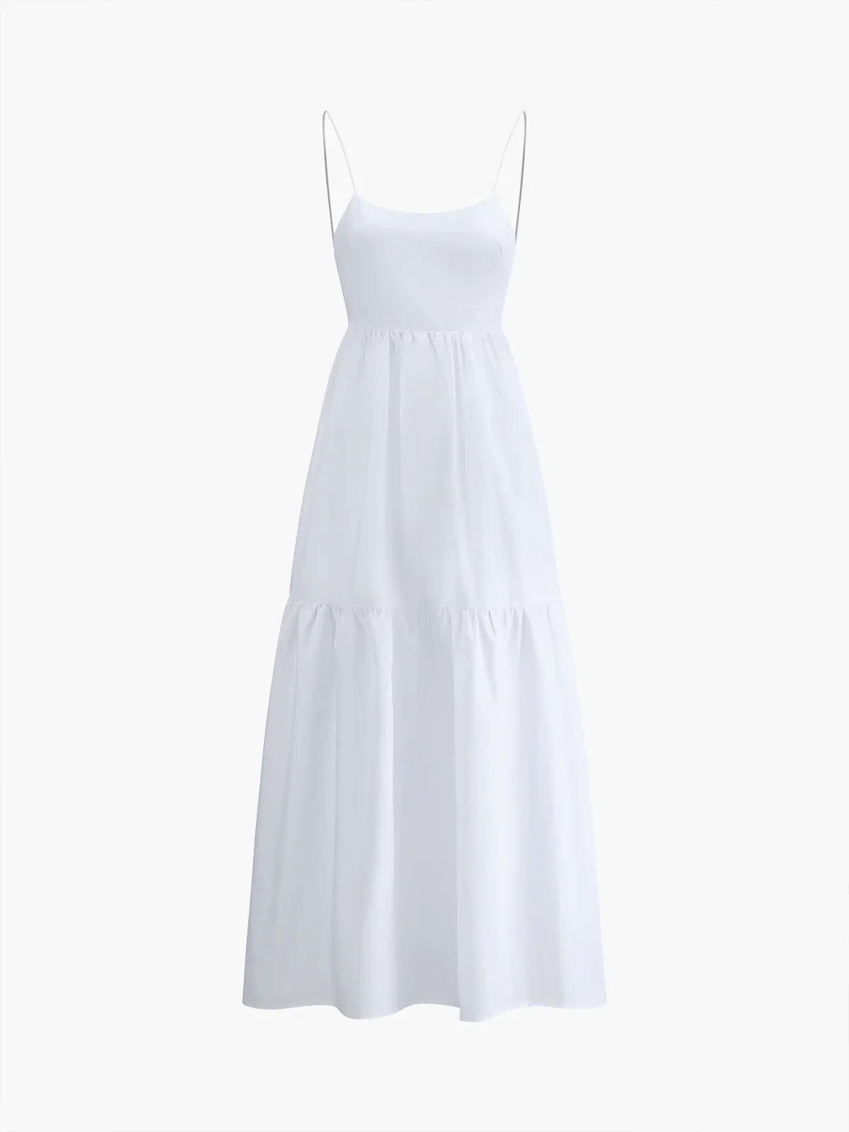 Lucía - Vestido largo liso espalda descubierta
