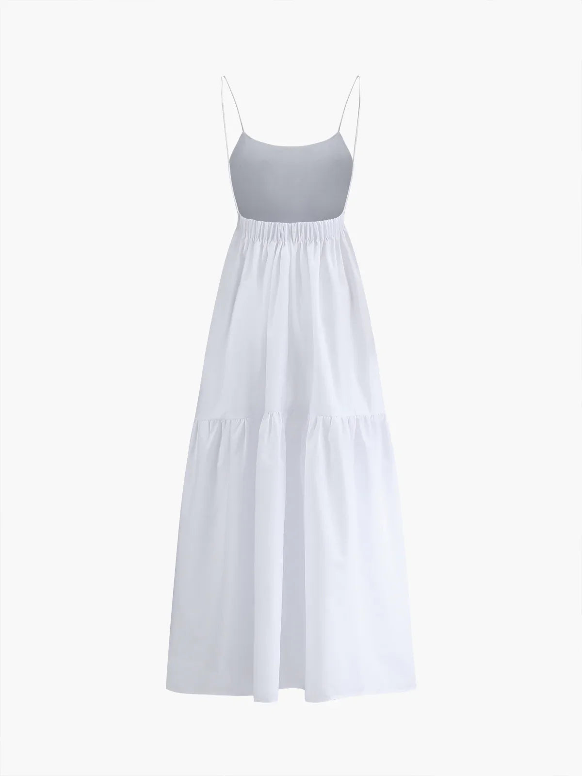 Lucía - Vestido largo liso espalda descubierta