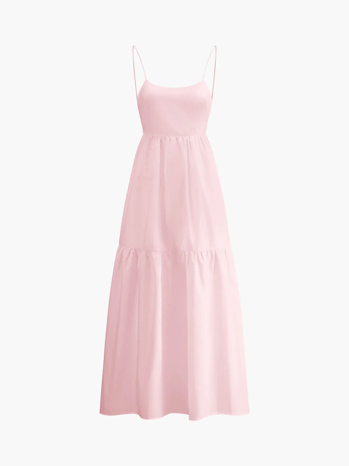 Lucía - Vestido largo liso espalda descubierta