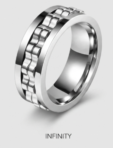 Anillo Onyx/Infinity para hombres