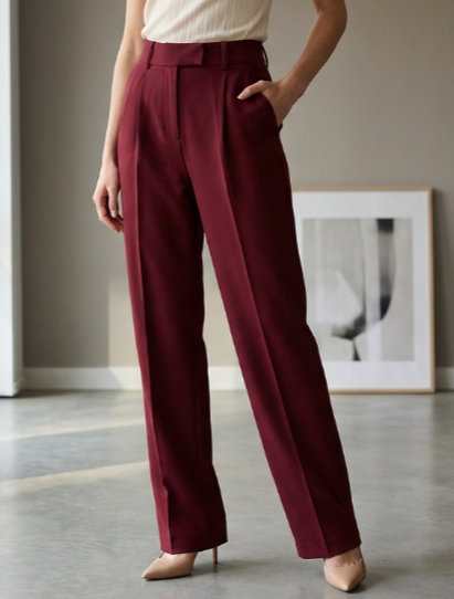 Aitana-Pantalón “Power Fit” – Tiro Alto y Corte Recto.