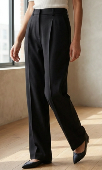 Aitana-Pantalón “Power Fit” – Tiro Alto y Corte Recto.