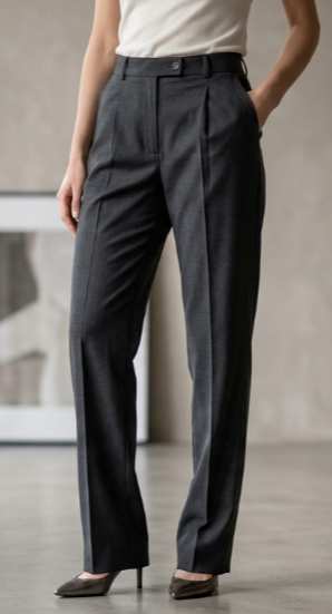 Aitana-Pantalón “Power Fit” – Tiro Alto y Corte Recto.