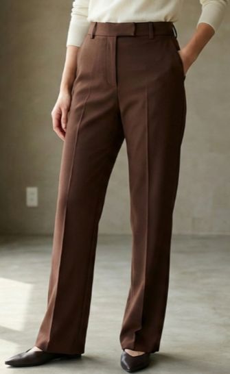 Aitana-Pantalón “Power Fit” – Tiro Alto y Corte Recto.