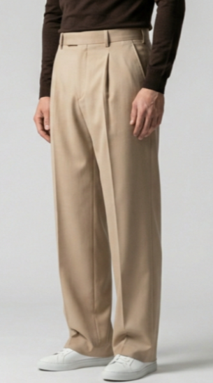 Mario-Pantalón de Vestir Hombre Corte Recto.