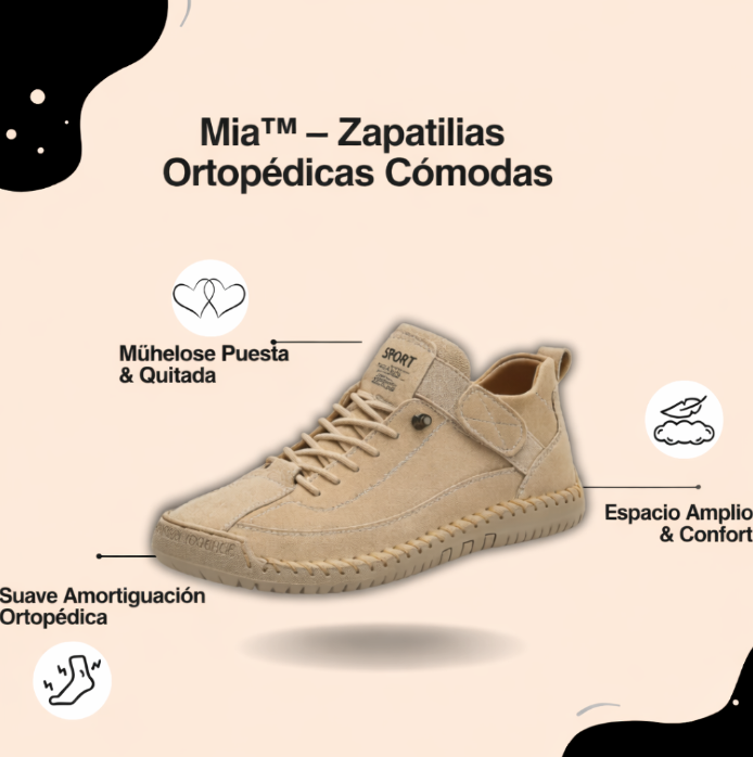 Mia-zapatillas ortopédicas cómodas e indoloras