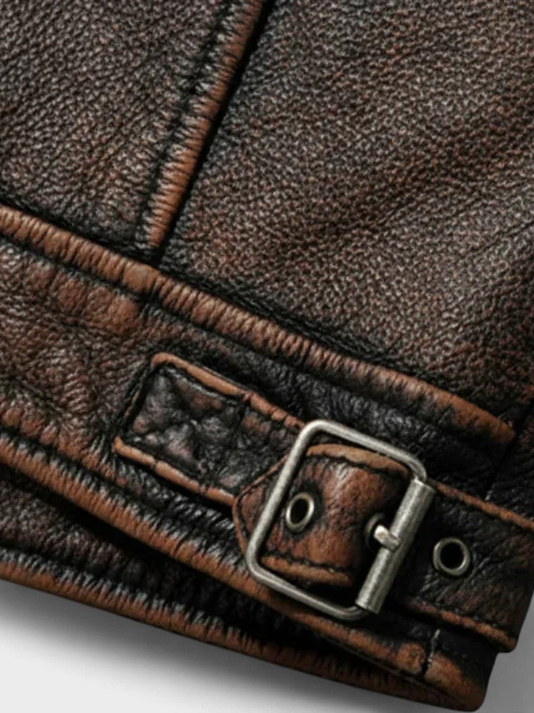 James-Chaqueta de cuero